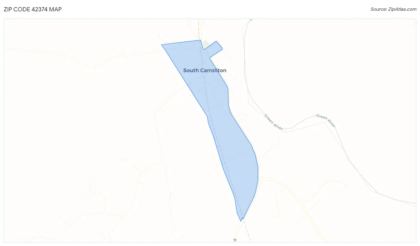 Zip Code 42374 Map