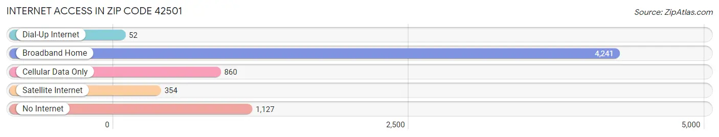 Internet Access in Zip Code 42501