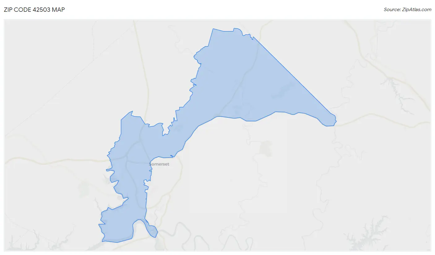 Zip Code 42503 Map