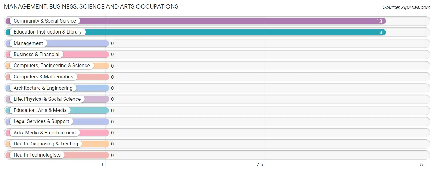 Management, Business, Science and Arts Occupations in Zip Code 42541