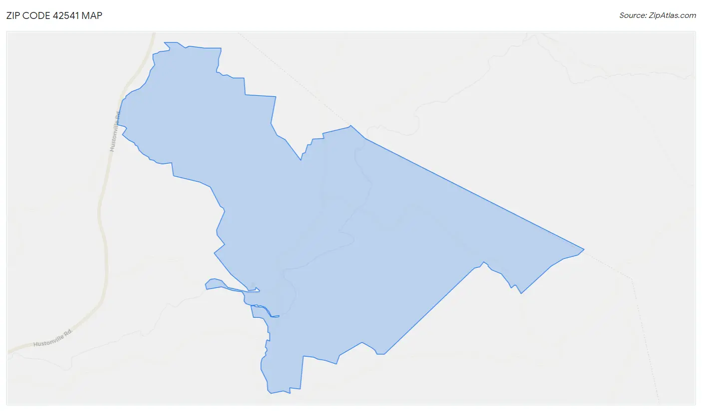Zip Code 42541 Map