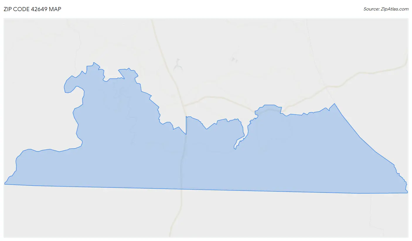 Zip Code 42649 Map