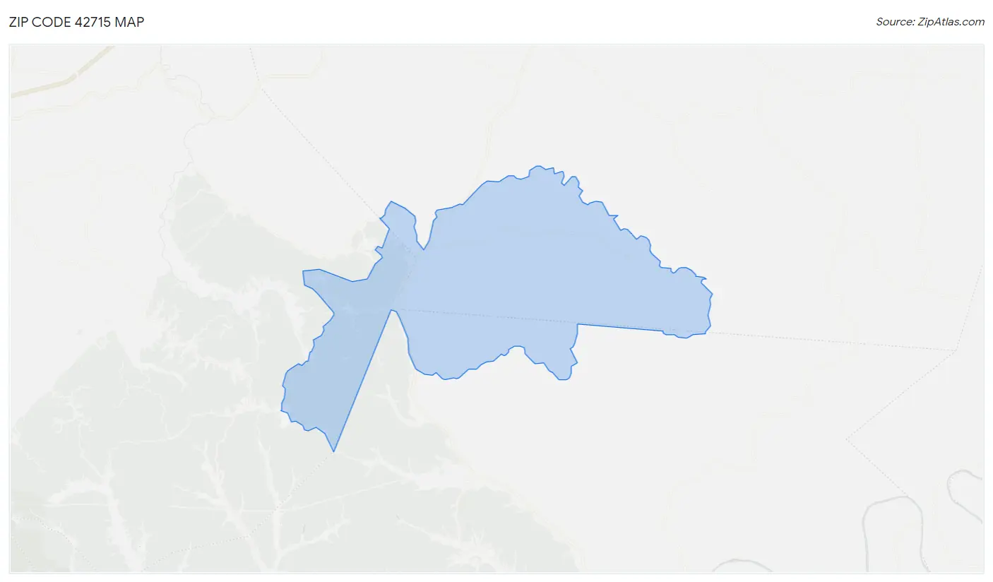 Zip Code 42715 Map