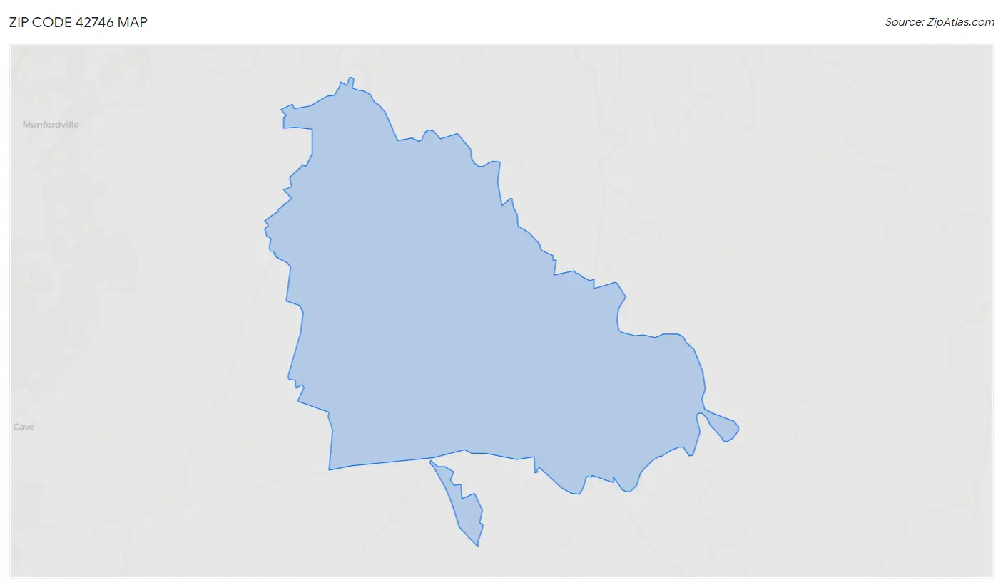 Zip Code 42746 Map