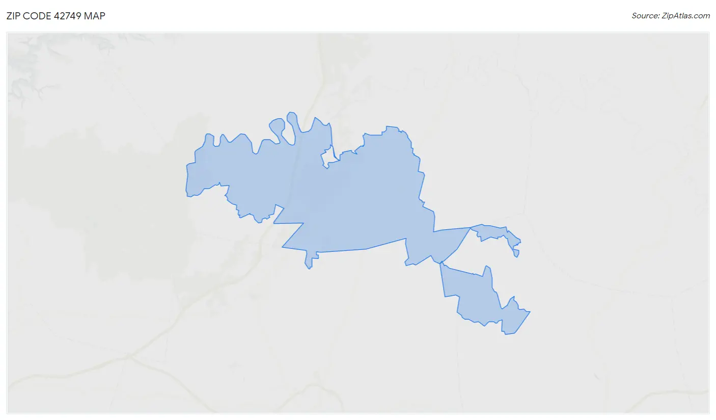Zip Code 42749 Map