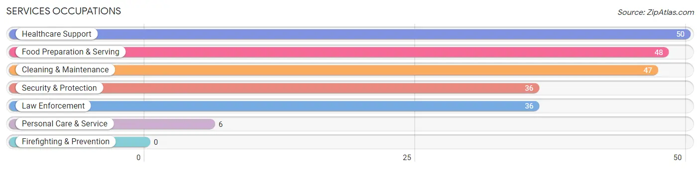 Services Occupations in Zip Code 42757