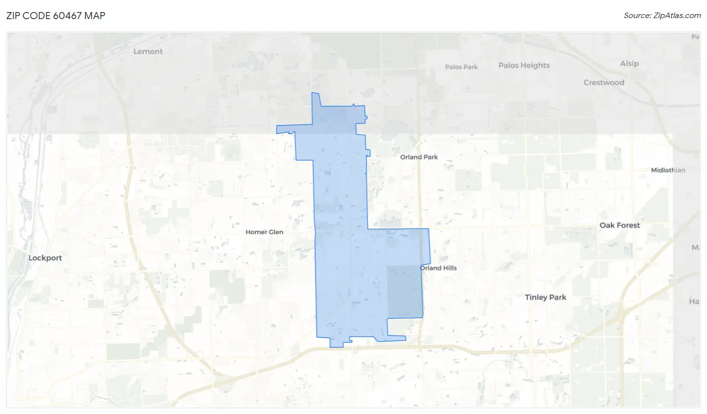 60467 Zip Code Orland Park, IL 2023 Zip Atlas