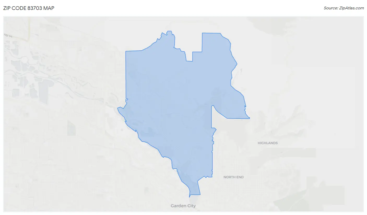 83703 Zip Code Boise, ID 2023 Zip Atlas