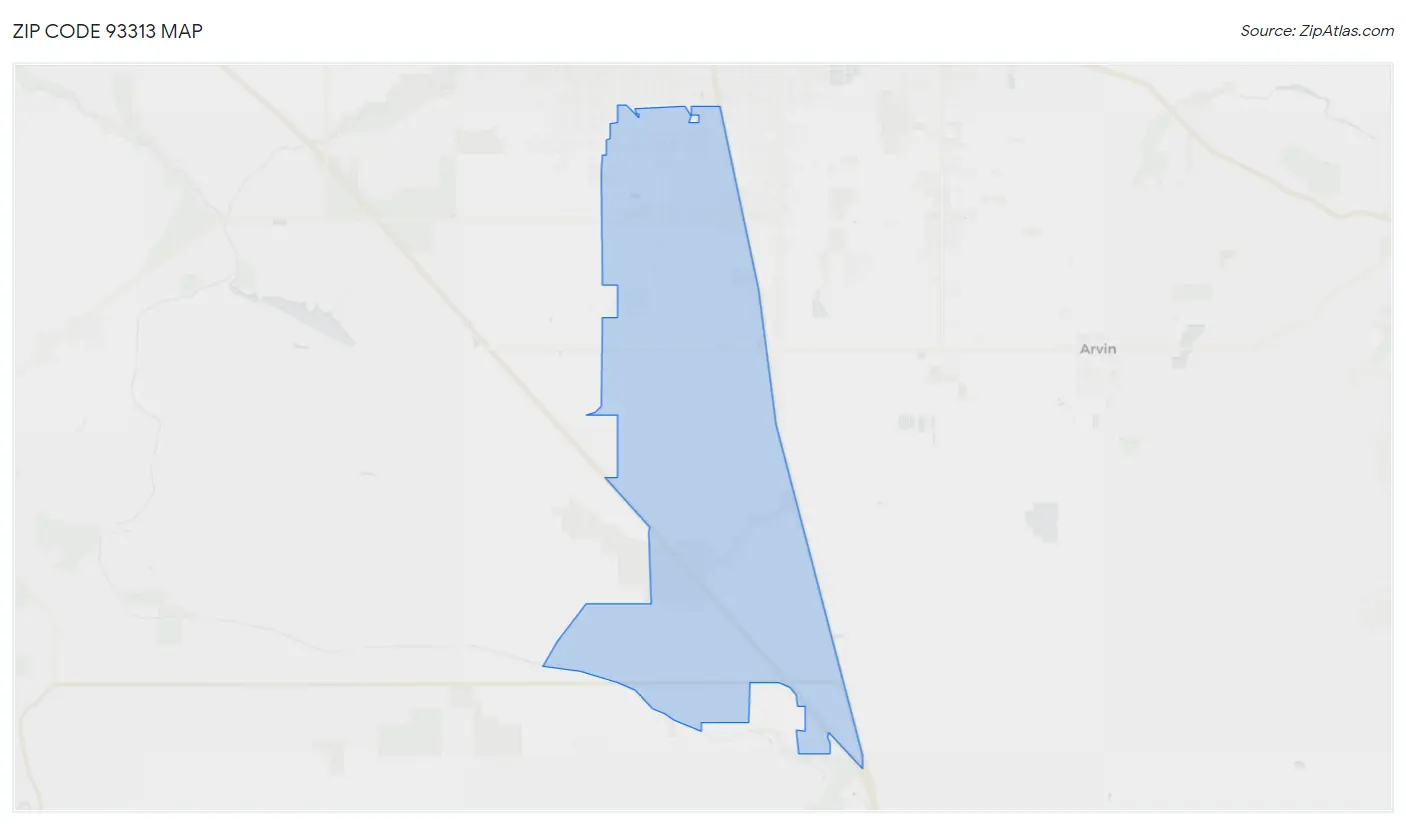 93313 Zip Code Bakersfield, CA 2023 Zip Atlas