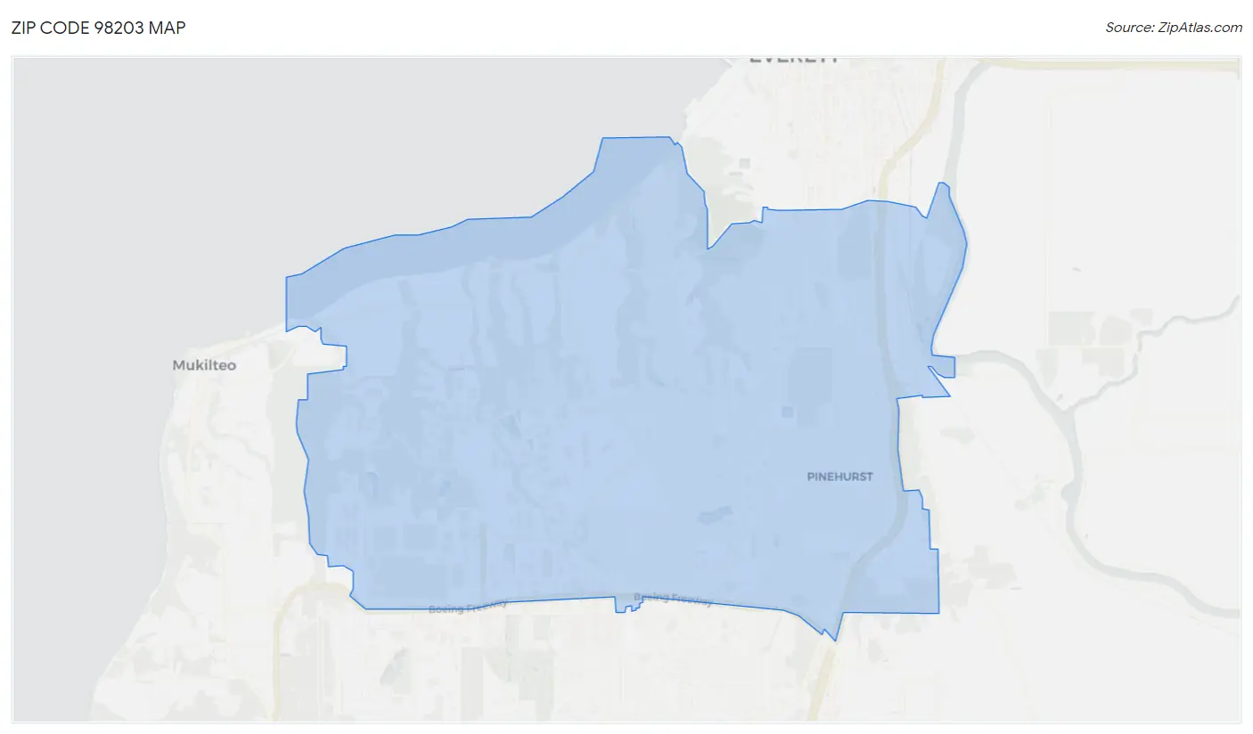 98203 Zip Code Everett, WA 2023 Zip Atlas