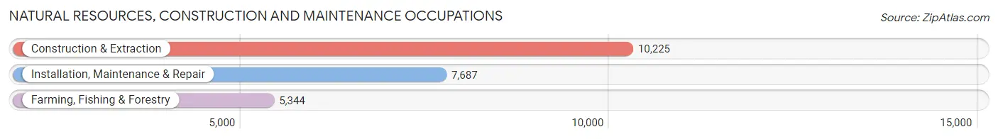 Natural Resources, Construction and Maintenance Occupations in Area Code 308