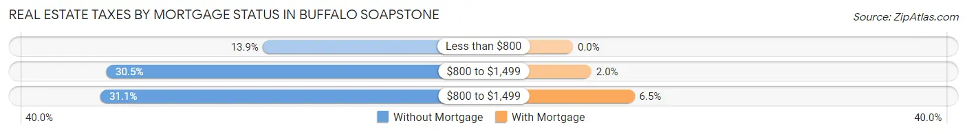 Real Estate Taxes by Mortgage Status in Buffalo Soapstone