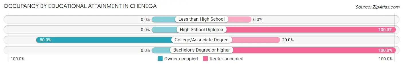 Occupancy by Educational Attainment in Chenega