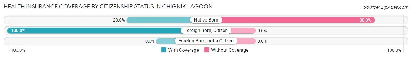 Health Insurance Coverage by Citizenship Status in Chignik Lagoon