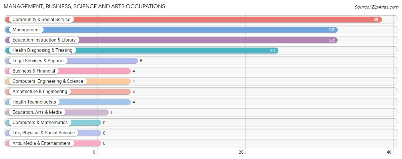 Management, Business, Science and Arts Occupations in Emmonak