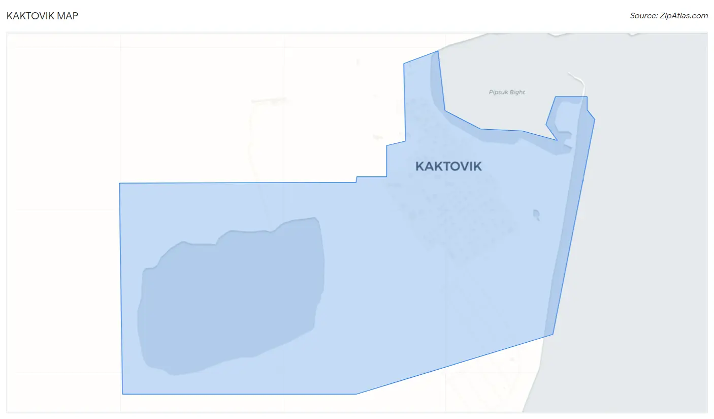 Kaktovik Map