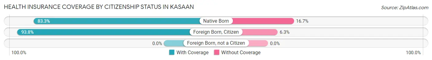 Health Insurance Coverage by Citizenship Status in Kasaan