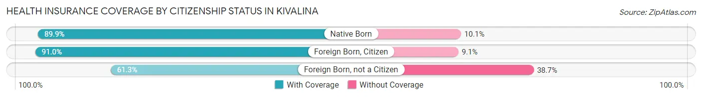 Health Insurance Coverage by Citizenship Status in Kivalina