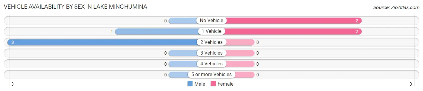 Vehicle Availability by Sex in Lake Minchumina