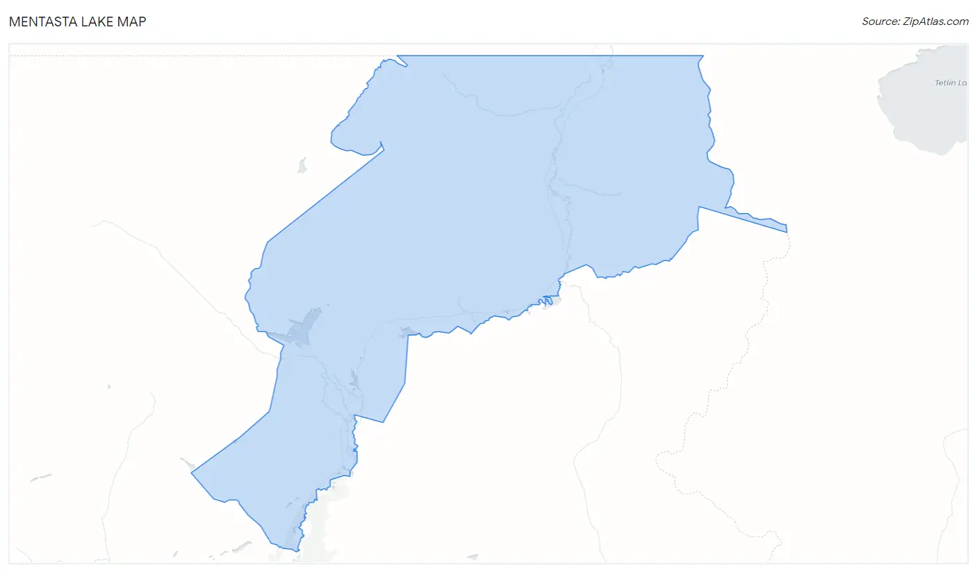 Mentasta Lake Map