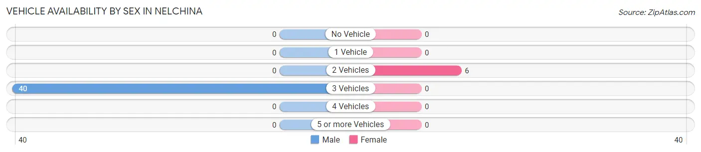 Vehicle Availability by Sex in Nelchina