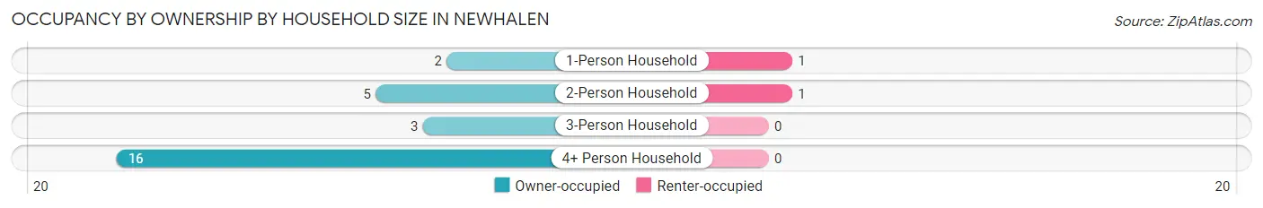 Occupancy by Ownership by Household Size in Newhalen
