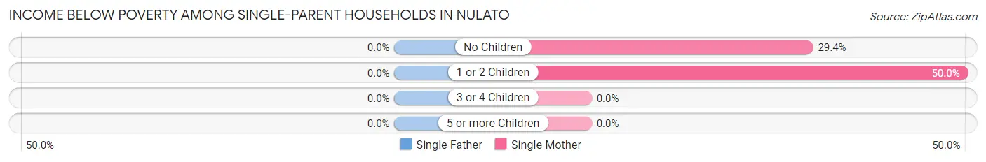Income Below Poverty Among Single-Parent Households in Nulato