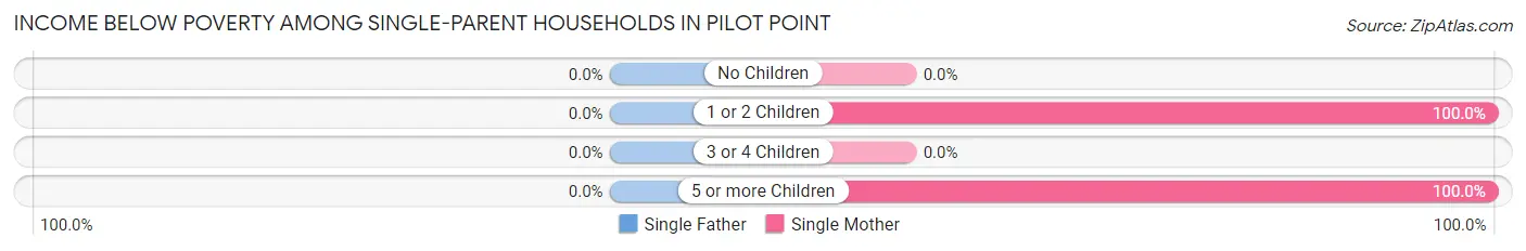 Income Below Poverty Among Single-Parent Households in Pilot Point