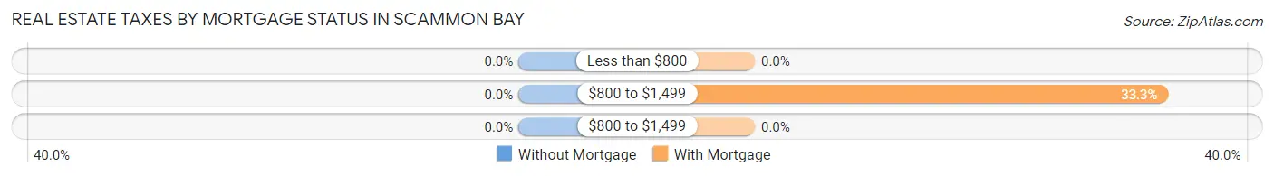 Real Estate Taxes by Mortgage Status in Scammon Bay