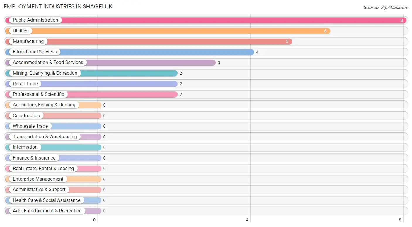 Employment Industries in Shageluk