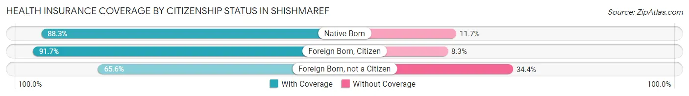 Health Insurance Coverage by Citizenship Status in Shishmaref