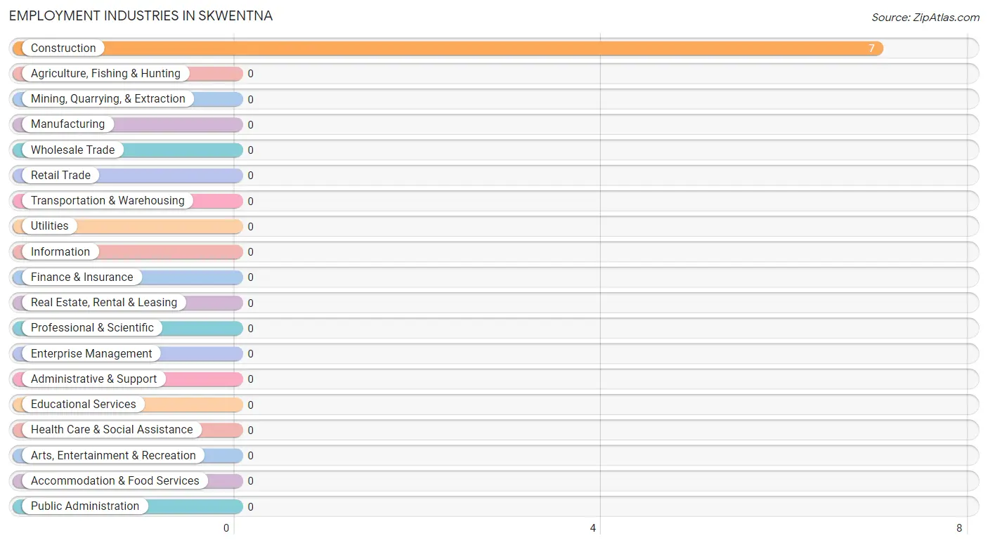 Employment Industries in Skwentna