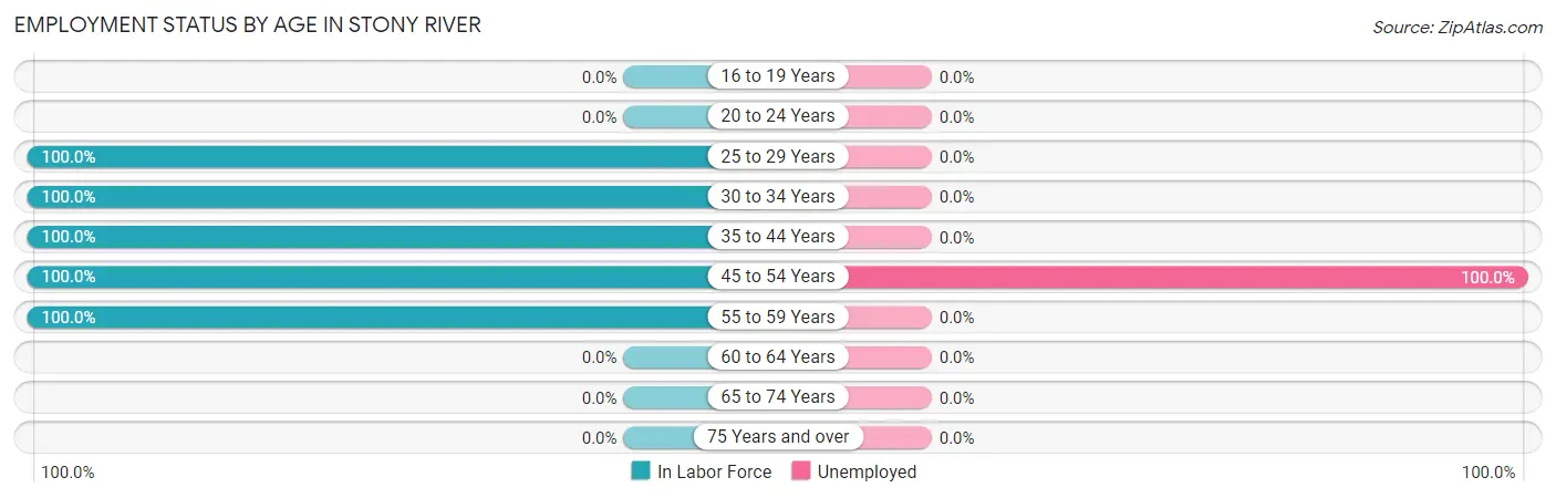 Employment Status by Age in Stony River