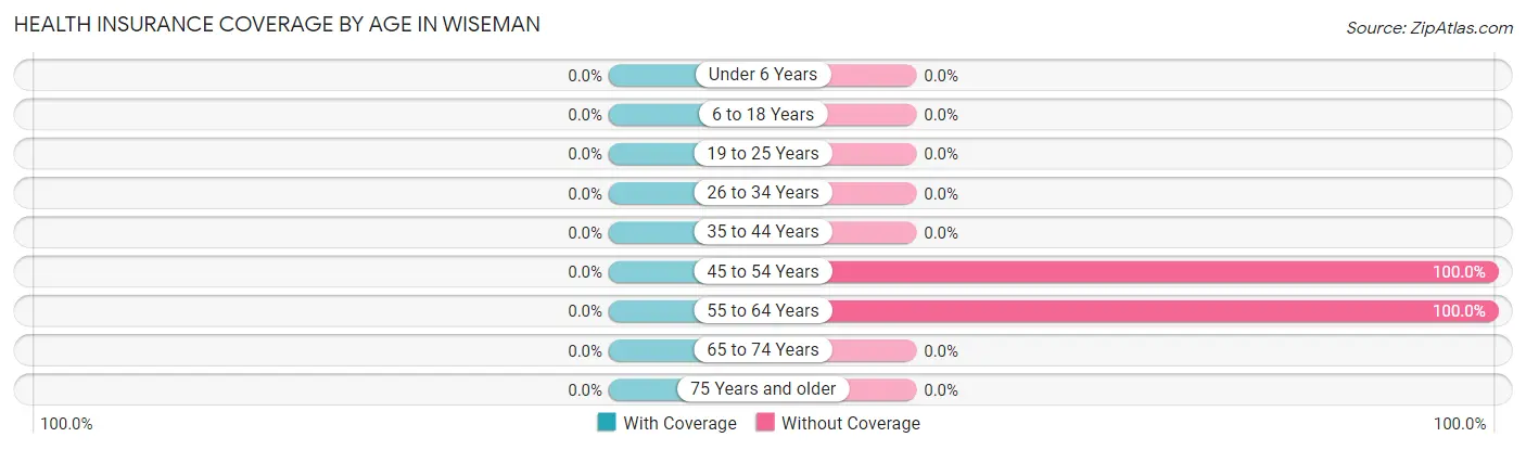 Health Insurance Coverage by Age in Wiseman