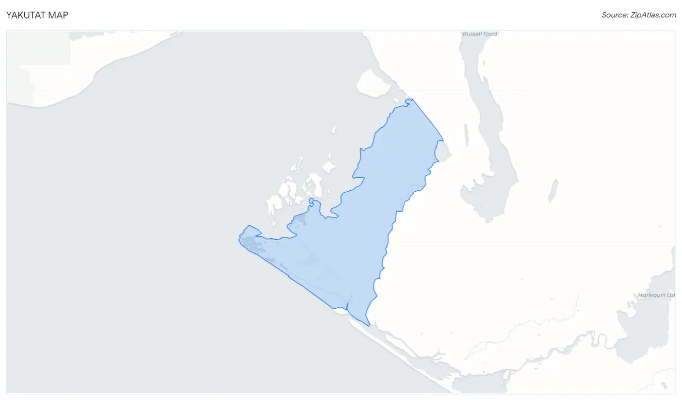 Yakutat Map