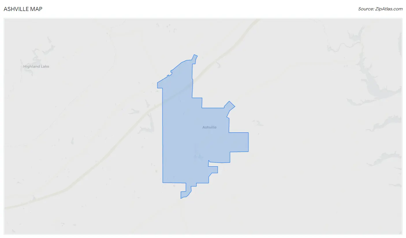 Ashville Map