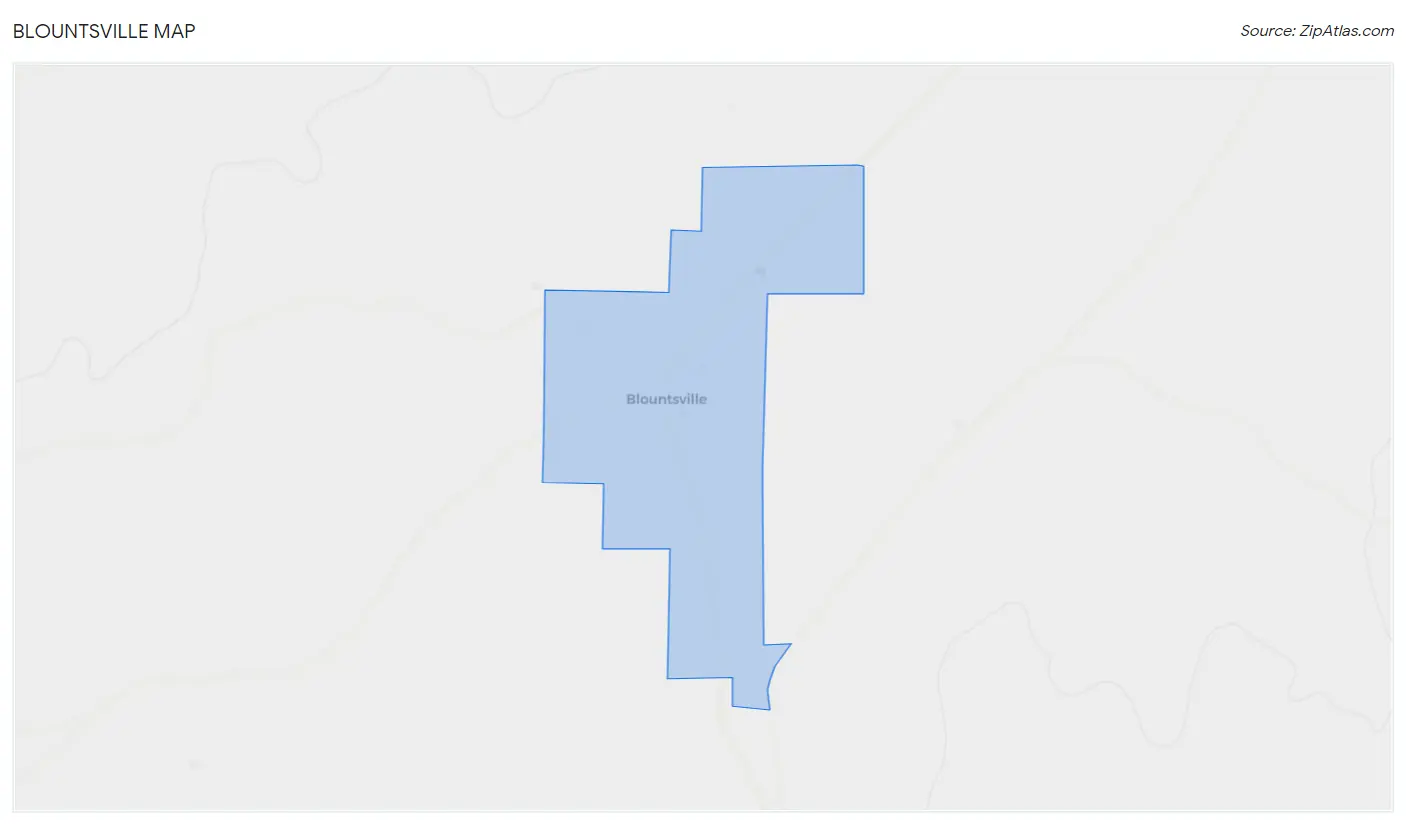 Blountsville Map