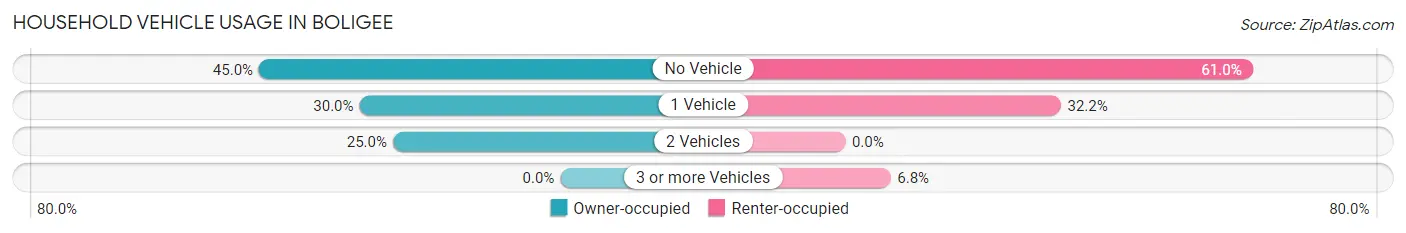 Household Vehicle Usage in Boligee