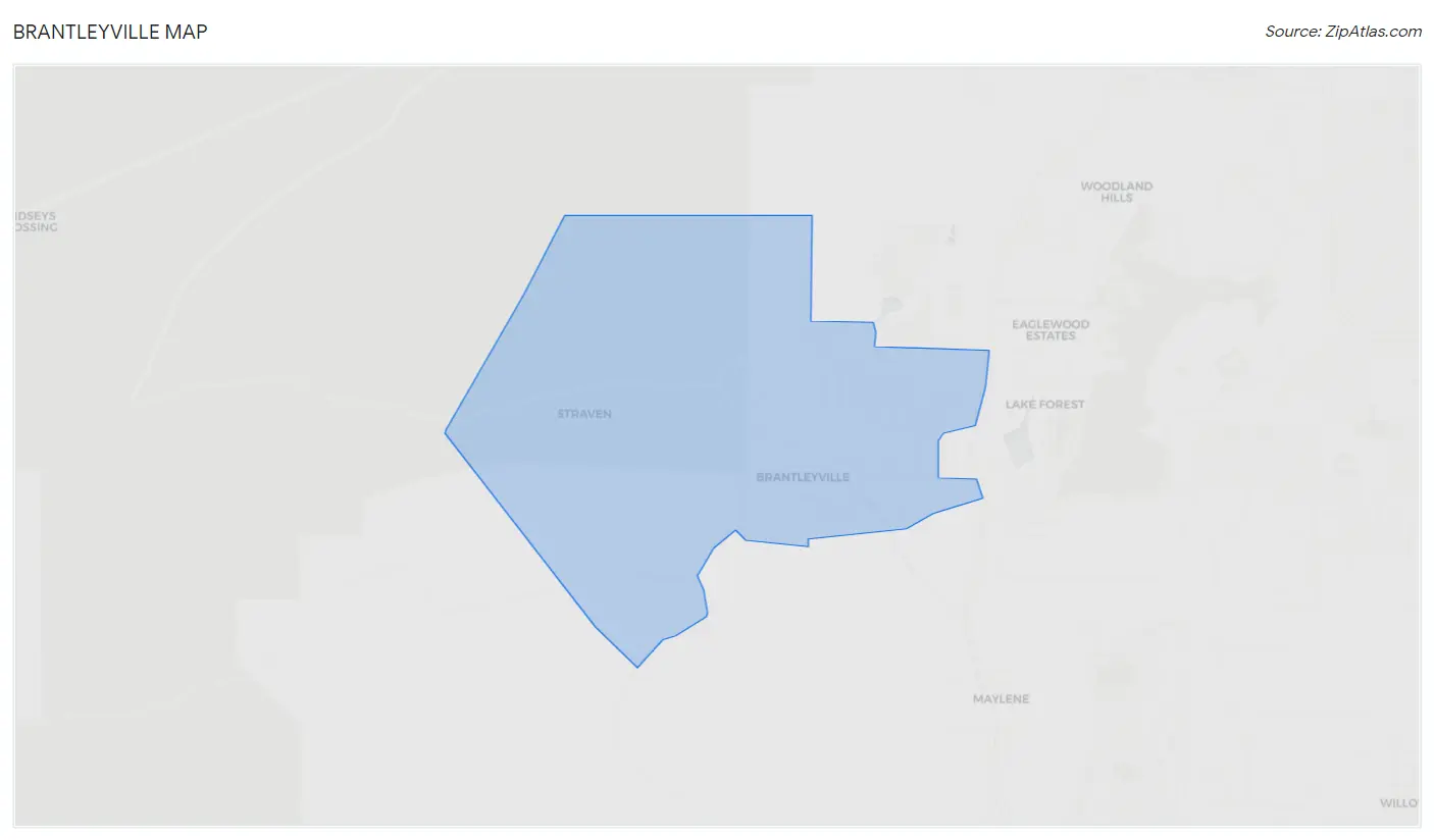 Brantleyville Map