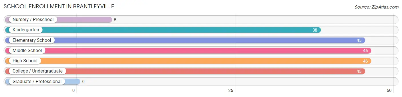 School Enrollment in Brantleyville