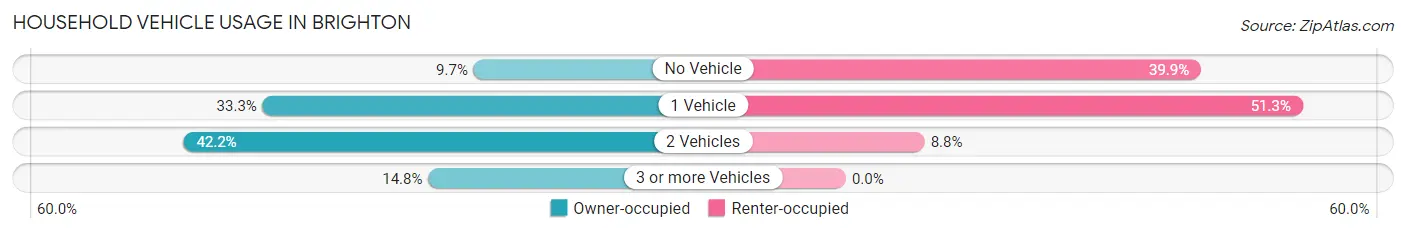 Household Vehicle Usage in Brighton