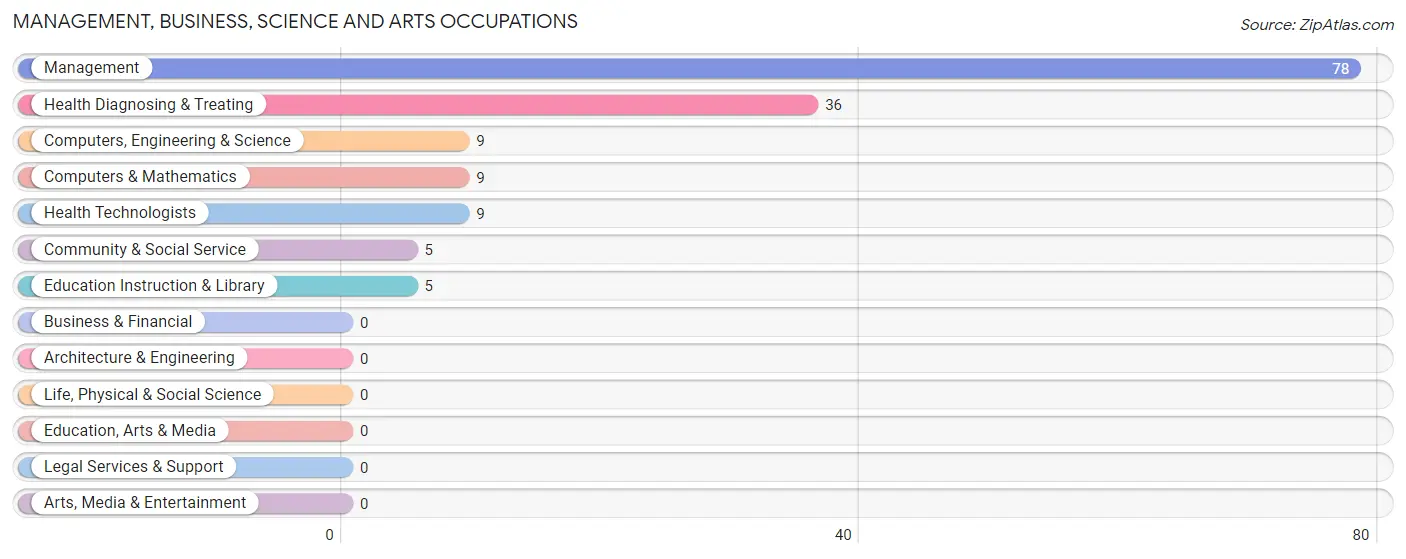 Management, Business, Science and Arts Occupations in Brighton