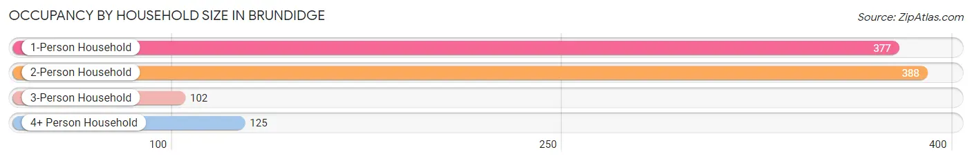 Occupancy by Household Size in Brundidge