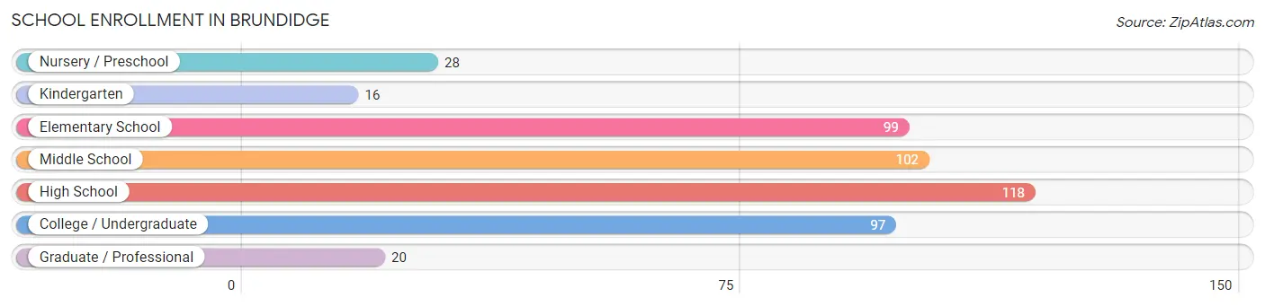 School Enrollment in Brundidge