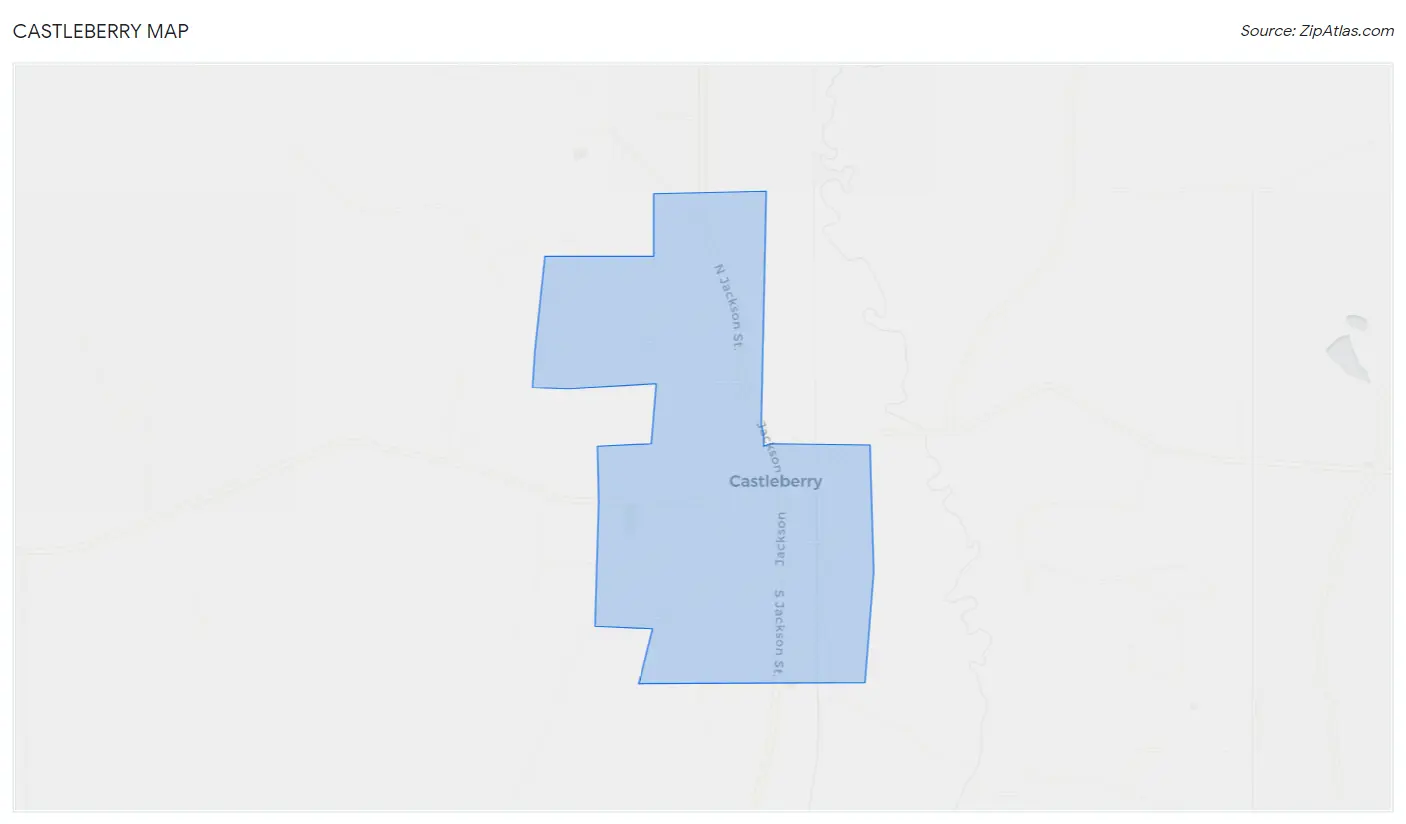 Castleberry Map