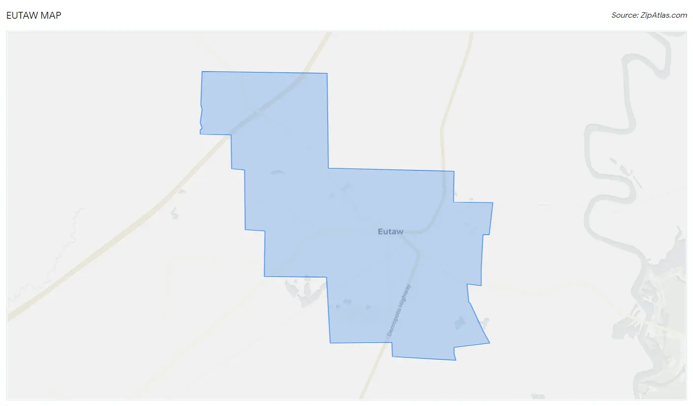 Eutaw Map