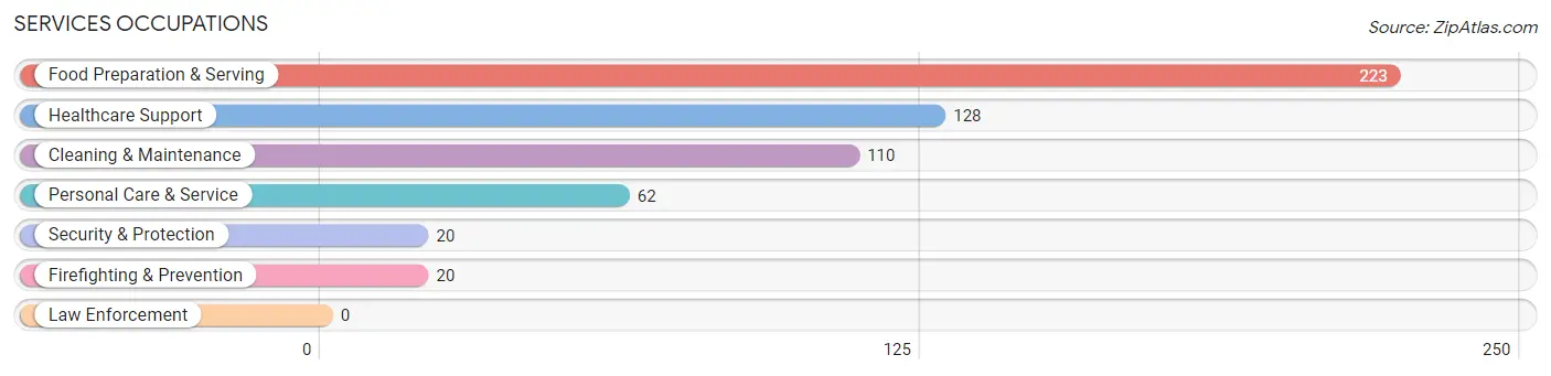 Services Occupations in Greenville