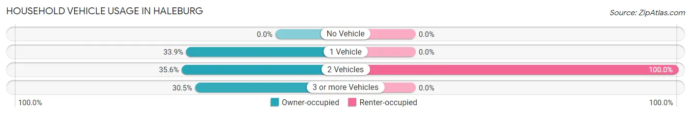 Household Vehicle Usage in Haleburg
