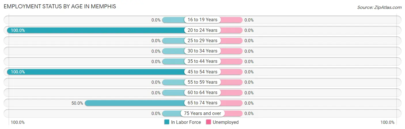 Employment Status by Age in Memphis