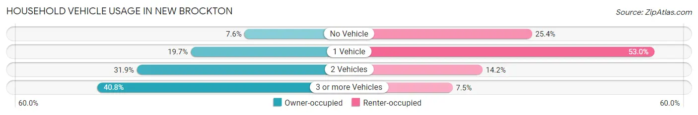 Household Vehicle Usage in New Brockton